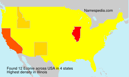 Surname Econie in USA