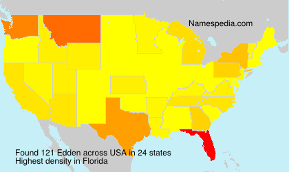 Surname Edden in USA Surname Edden in USA