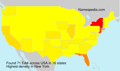 Surname Eddi in USA Surname Eddi in USA