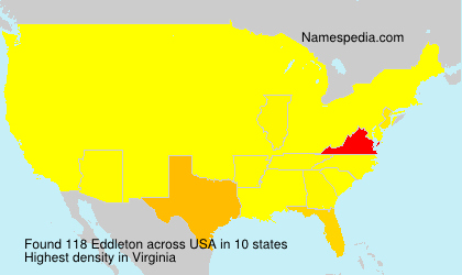 Surname Eddleton in USA Surname Eddleton in USA