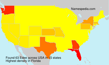 Surname Edee in USA Surname Edee in USA