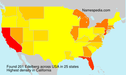 Surname Edelberg in USA Surname Edelberg in USA
