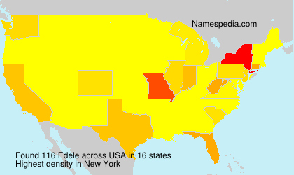 Surname Edele in USA Surname Edele in USA