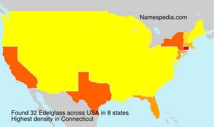 Surname Edelglass in USA Surname Edelglass in USA