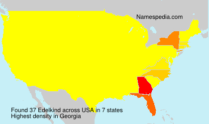 Surname Edelkind in USA Surname Edelkind in USA