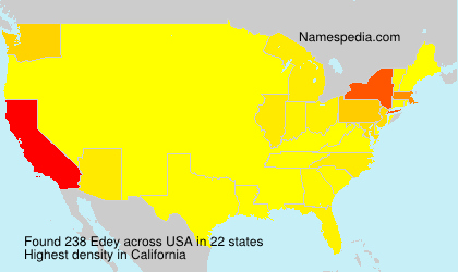 Surname Edey in USA Surname Edey in USA