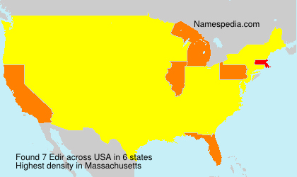 Surname Edir in USA Surname Edir in USA