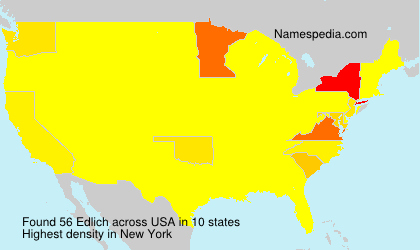Surname Edlich in USA Surname Edlich in USA