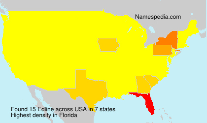 Surname Edline in USA Surname Edline in USA
