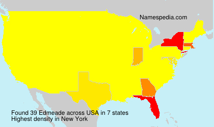 Surname Edmeade in USA Surname Edmeade in USA