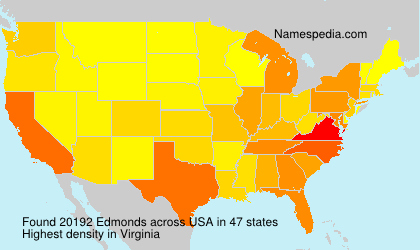 Surname Edmonds in USA Surname Edmonds in USA