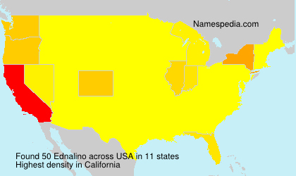 Surname Ednalino in USA Surname Ednalino in USA