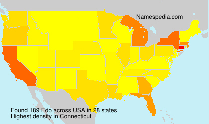 Surname Edo in USA Surname Edo in USA