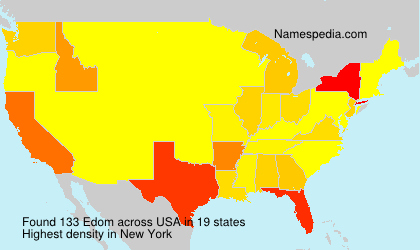 Surname Edom in USA Surname Edom in USA