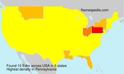 Surname Edro in USA Surname Edro in USA