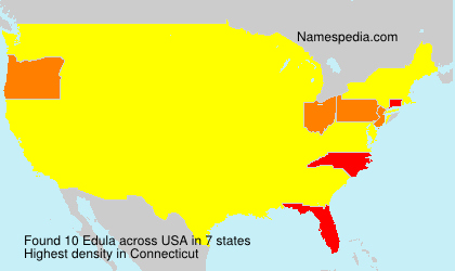 Surname Edula in USA Surname Edula in USA
