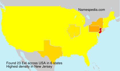 Surname Eel in USA Surname Eel in USA