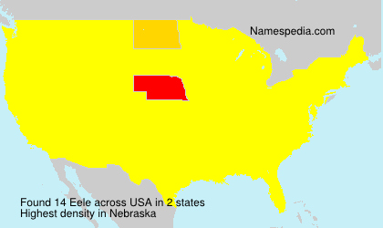 Surname Eele in USA Surname Eele in USA