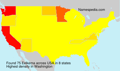 Surname Eelkema in USA Surname Eelkema in USA