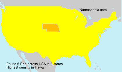 Surname Eert in USA Surname Eert in USA
