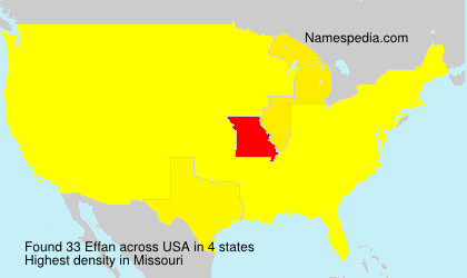 Surname Effan in USA