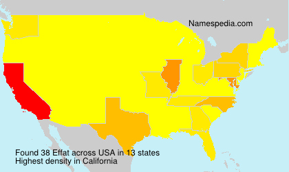 Surname Effat in USA Surname Effat in USA