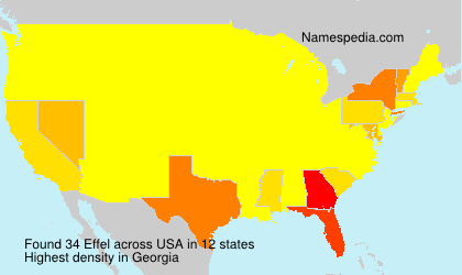 Surname Effel in USA