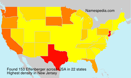 Surname Effenberger in USA