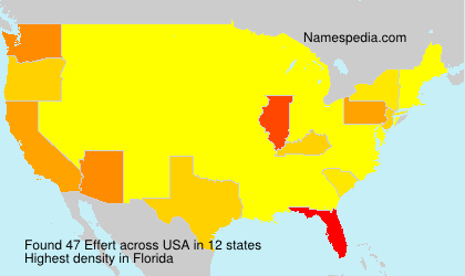 Surname Effert in USA Surname Effert in USA