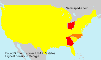Surname Efferth in USA Surname Efferth in USA