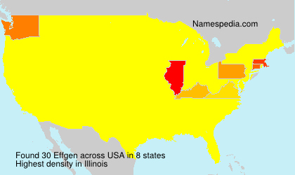 Surname Effgen in USA Surname Effgen in USA