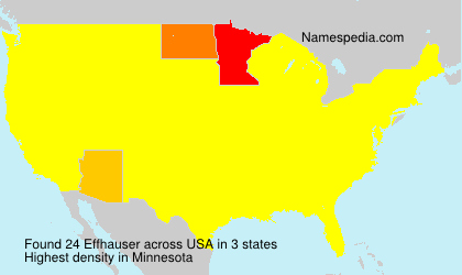 Surname Effhauser in USA Surname Effhauser in USA