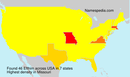 Surname Efthim in USA Surname Efthim in USA