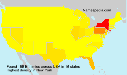 Surname Efthimiou in USA Surname Efthimiou in USA