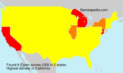 Surname Egam in USA Surname Egam in USA