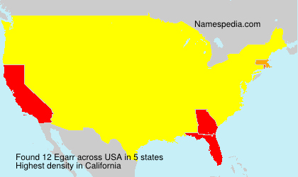 Surname Egarr in USA Surname Egarr in USA