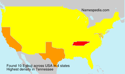 Surname Egbuji in USA Surname Egbuji in USA