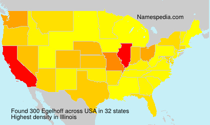 Surname Egelhoff in USA Surname Egelhoff in USA