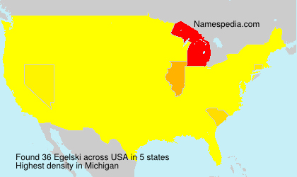 Surname Egelski in USA Surname Egelski in USA