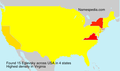 Surname Eglevsky in USA Surname Eglevsky in USA