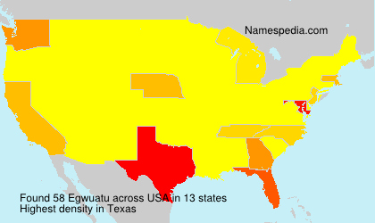 Surname Egwuatu in USA