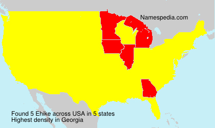 Surname Ehike in USA Surname Ehike in USA