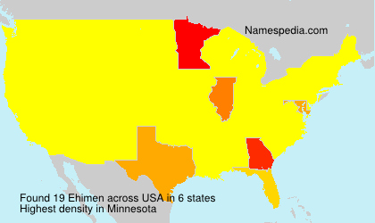 Surname Ehimen in USA Surname Ehimen in USA