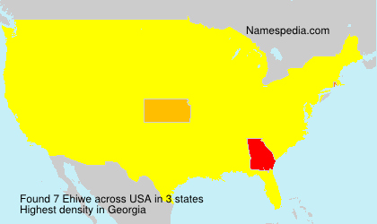 Surname Ehiwe in USA Surname Ehiwe in USA