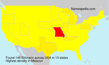 Surname Ehlmann in USA Surname Ehlmann in USA