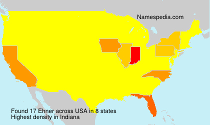 Surname Ehner in USA Surname Ehner in USA