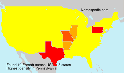 Surname Ehrardt in USA Surname Ehrardt in USA