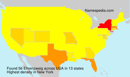 Surname Ehrenzweig in USA Surname Ehrenzweig in USA