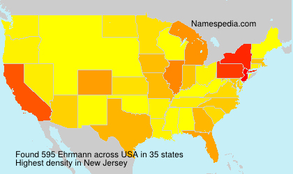 Surname Ehrmann in USA Surname Ehrmann in USA