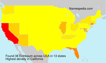 Surname Eichbaum in USA Surname Eichbaum in USA
